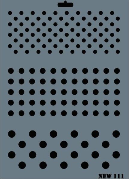 Rich New Seri N-111 Stencil 35x25 cm